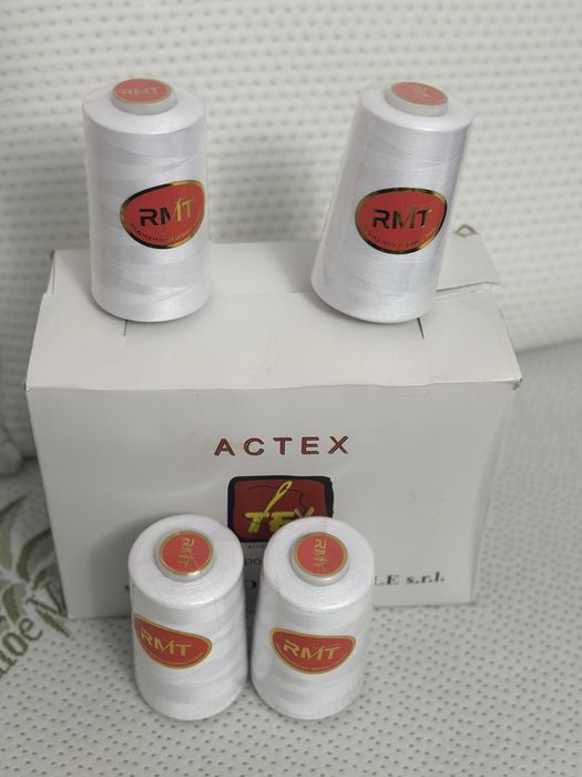 Ata de cusut alba poliester