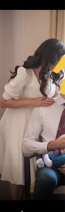 Vand rochie de botez/starea civila marimea 38