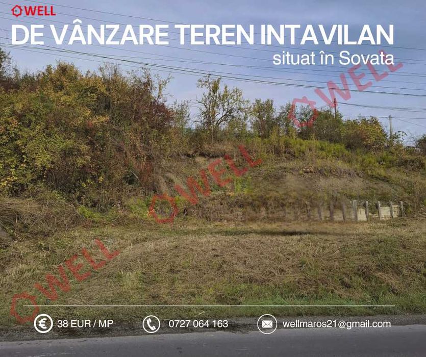 De vânzare teren intravilan în Sovata, pe strada Primăverii!