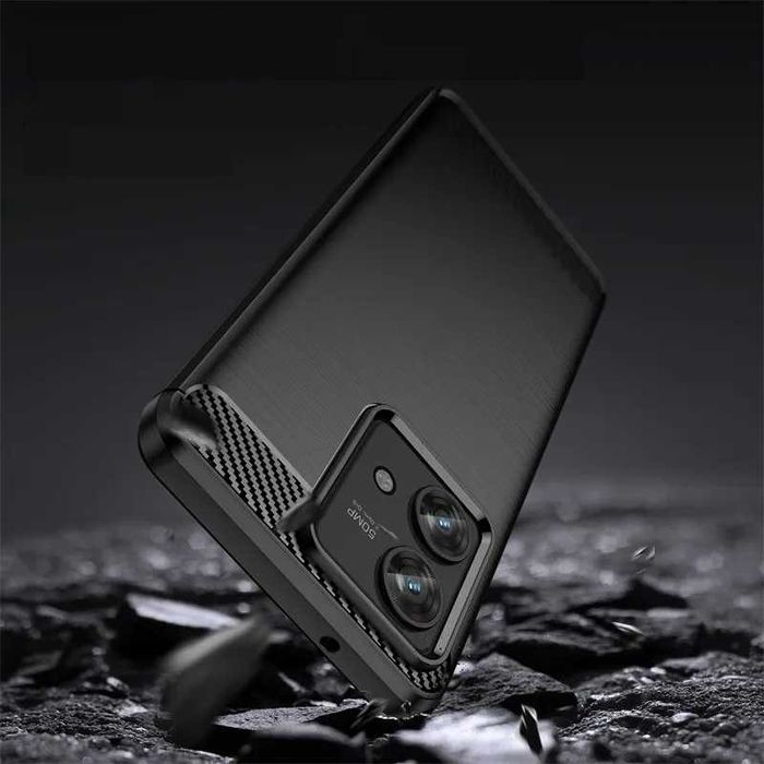 Motorola Edge 40 / Edge 30 / Edge 20 - Удароустойчив Кейс Гръб CARBON
