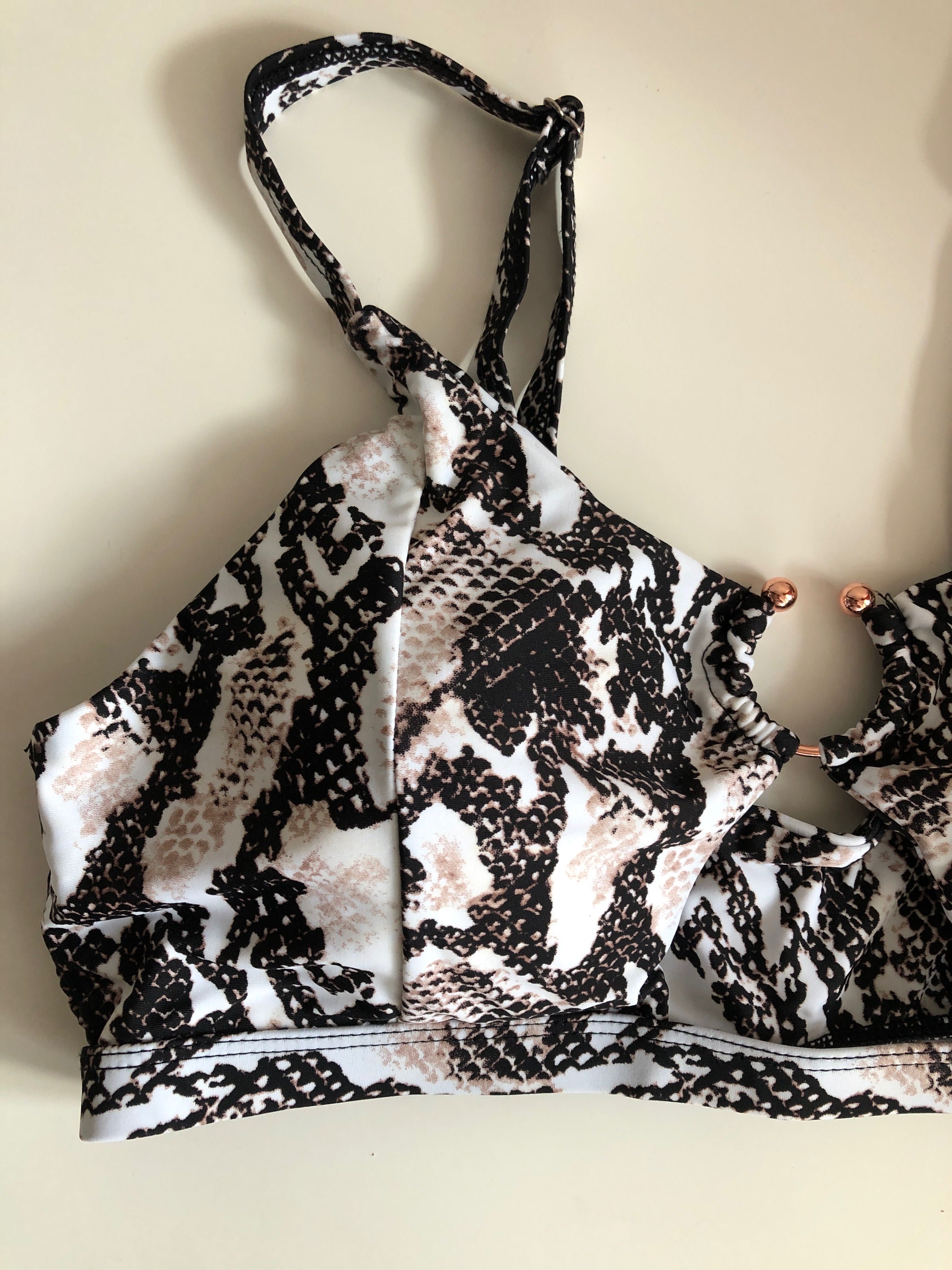 Costum de baie 2 piese Snakeprint - L