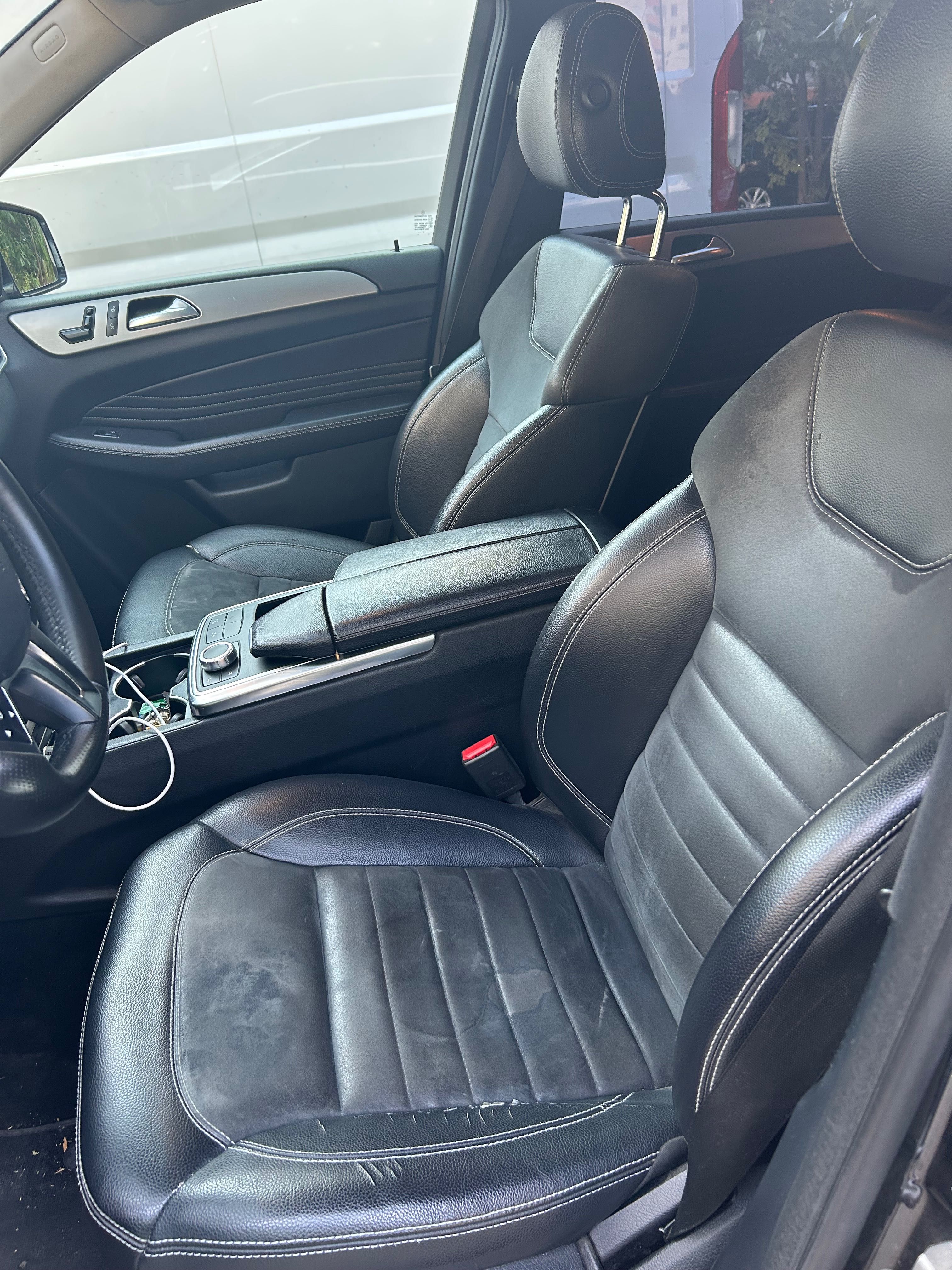Ел. спортен салон RECARO за W 166 Mercedes GLE/ML. Кожа + алкантара