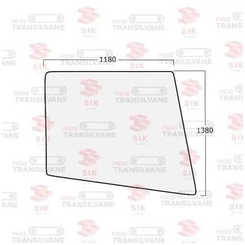 Geam dreapta CATERPILLAR 1380*1180 CATERPILLAR 318