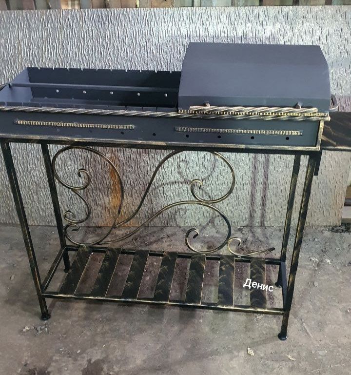 Дачный 2 в 1 BBQ мангал для шашлыка барбекю гриль шашлычница