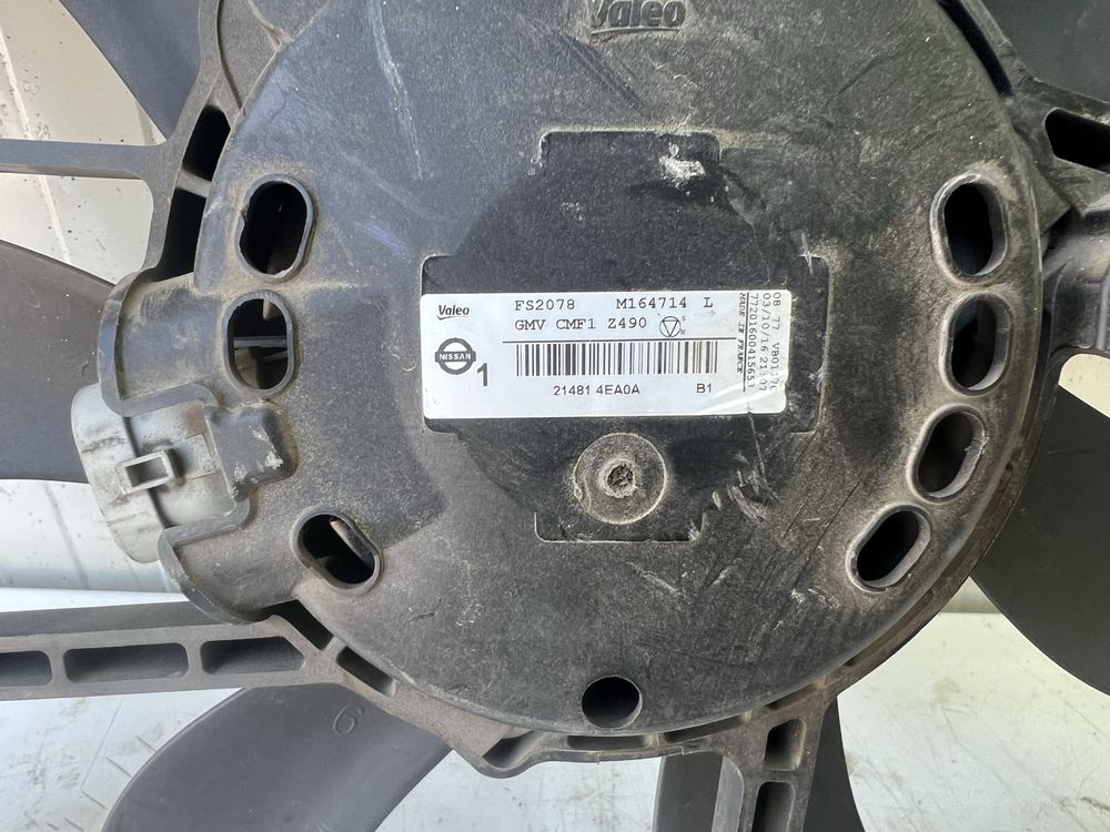 Electroventilator renault kadjar nissan qashqai