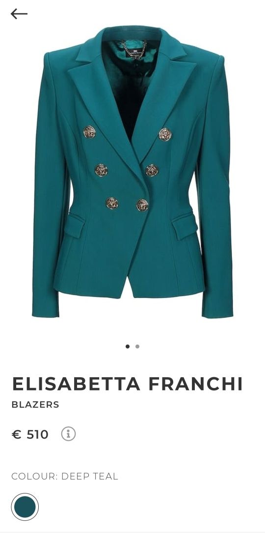 Сака Elisabetta Franchi, размер  s-xs