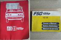 Manual auto clasic: Polski Fiat FSO 125P reparatii, in engleza