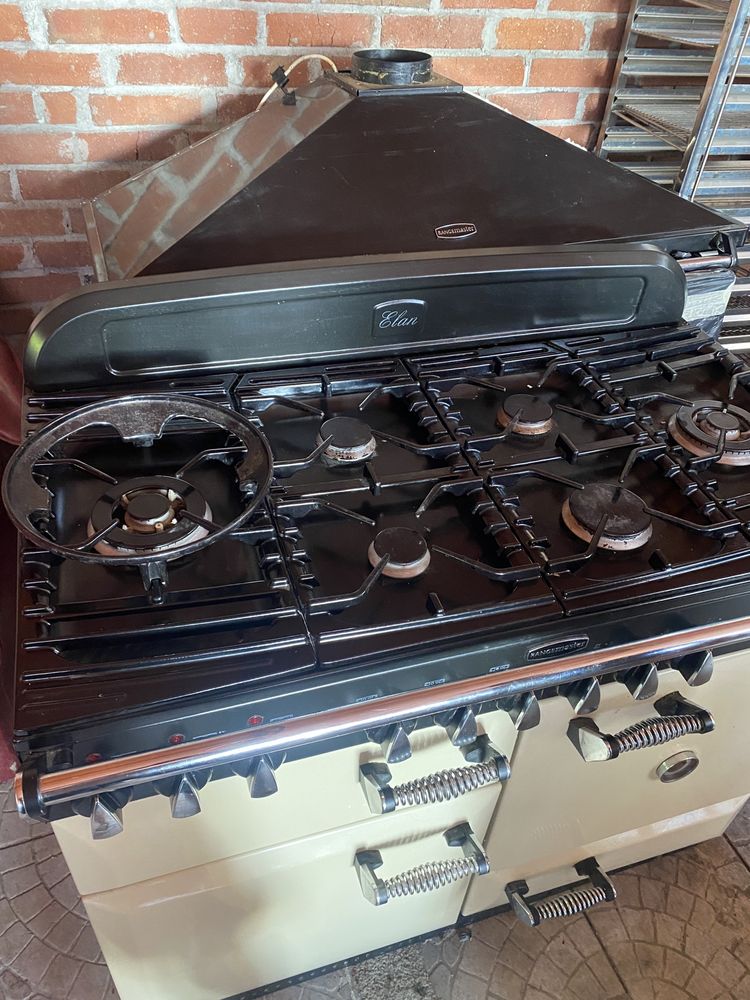 Aragaz RANGEMASTER ELAN crem Deluxe împreună cu hotă RANGEMASTER