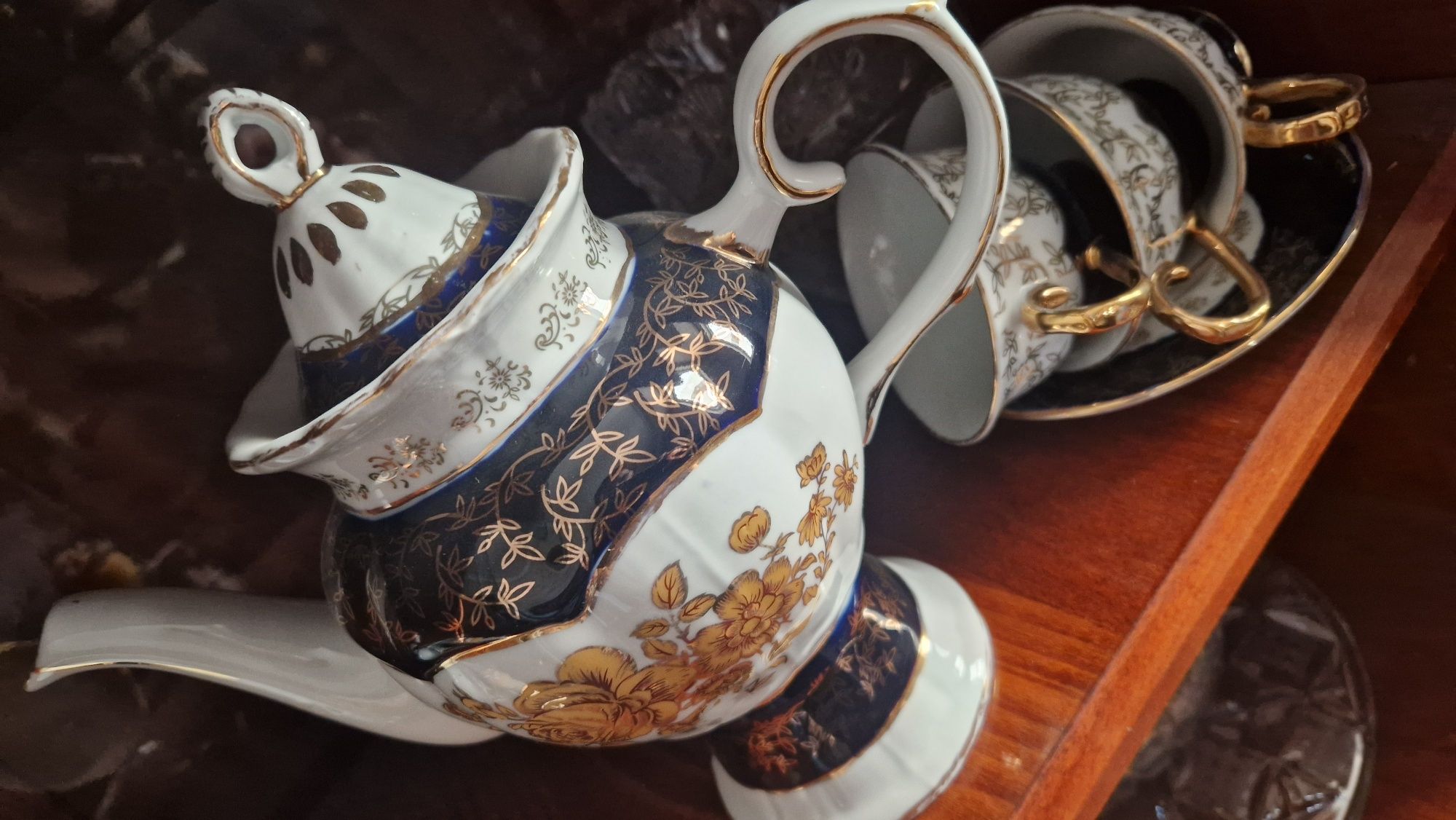 Чайный сервиз ( синий)
