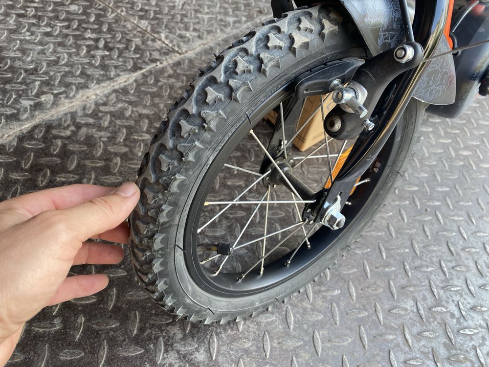 Bicicletă 14" 3-5 ani 500 Robot Cu Roți Ajutătoare