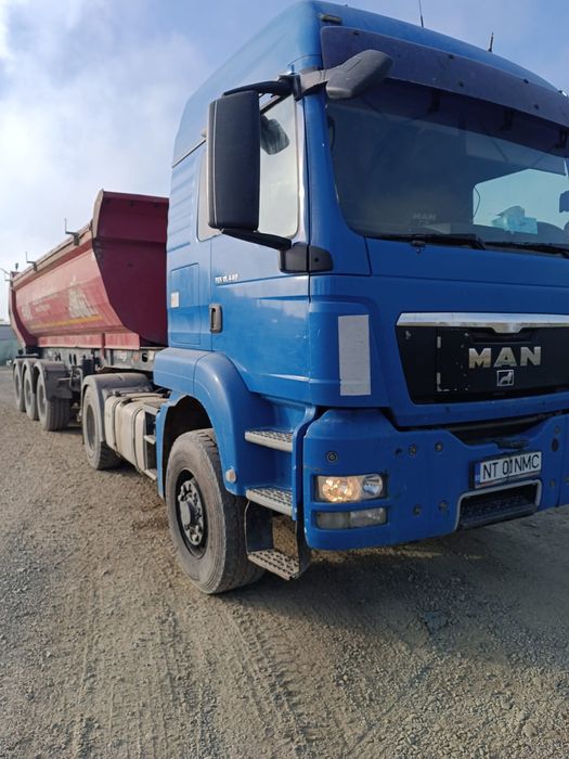 MAN TGS 4×4 + semiremorca basculabila Fligal 2003