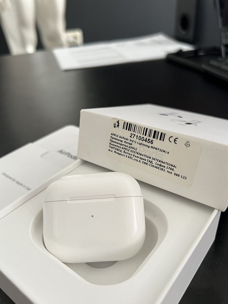 Слушалки AirPods 3rd Generation Lightning