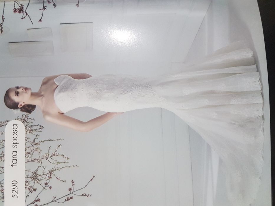 Rochie de mireasa "Fara Sposa"+voal lung