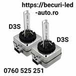 Set Două  Becuri Xenon/Bixenon D3S/D3R  6000K/35Watti(Lumină Alb-Rece)