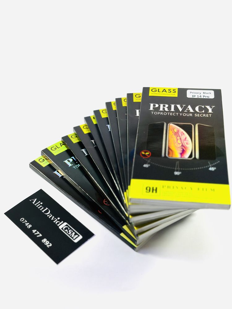 Folie Privacy | Folii Full Face | Full Glue | PREMIUM l iPhone