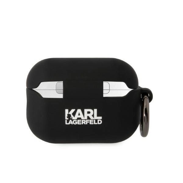 Силиконов калъф с карабинер за Apple AirPods Pro 2 Karl Lagerfeld