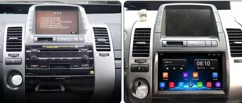 Navigatie Prius 2 si 3 ,GPS,WiFi,USB; Bluetooth,GPS,Radio,Waze,Youtube