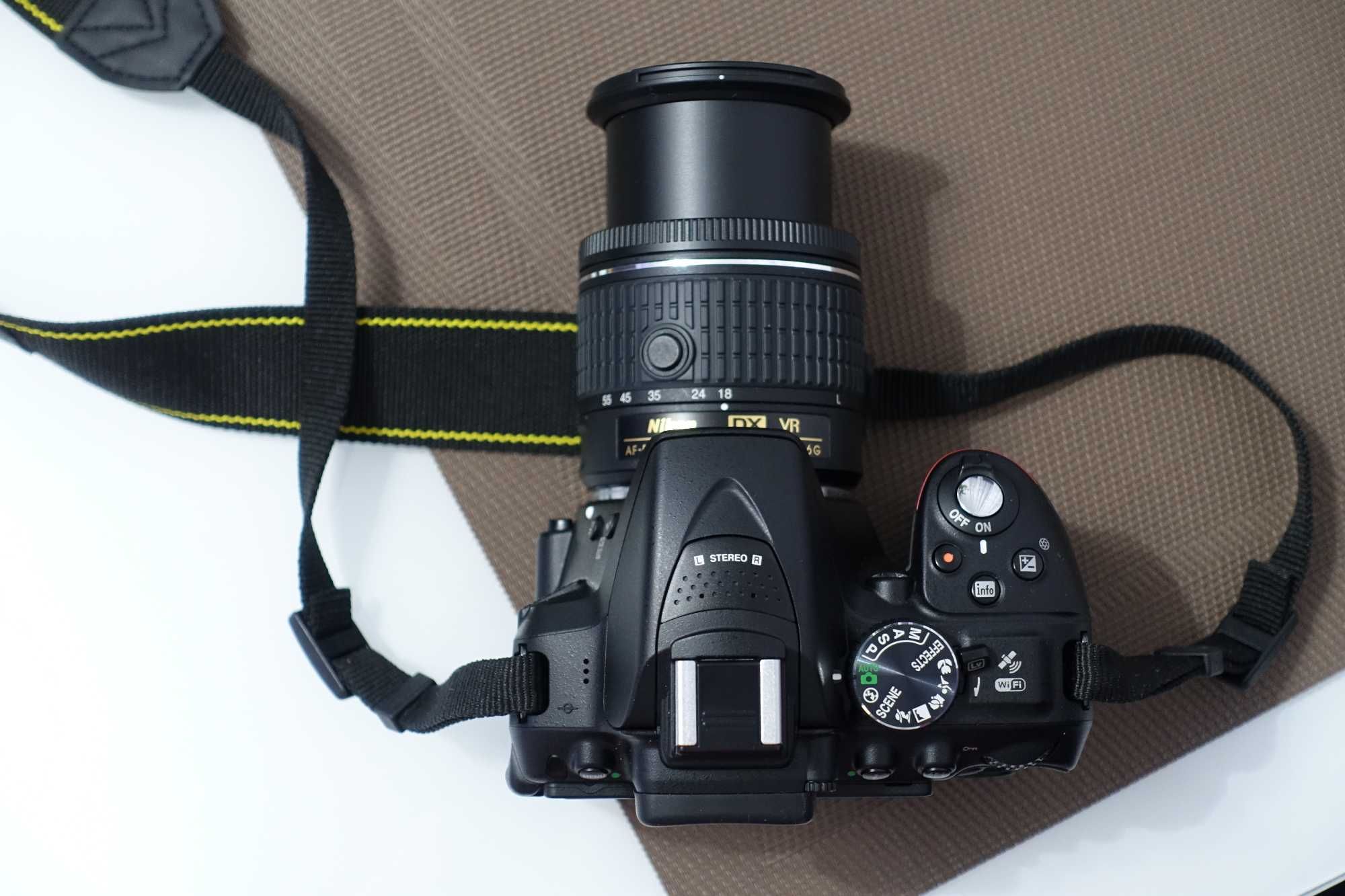 Camera foto DSLR NIKON D5300 cu Obiectiv Nikon 18-55