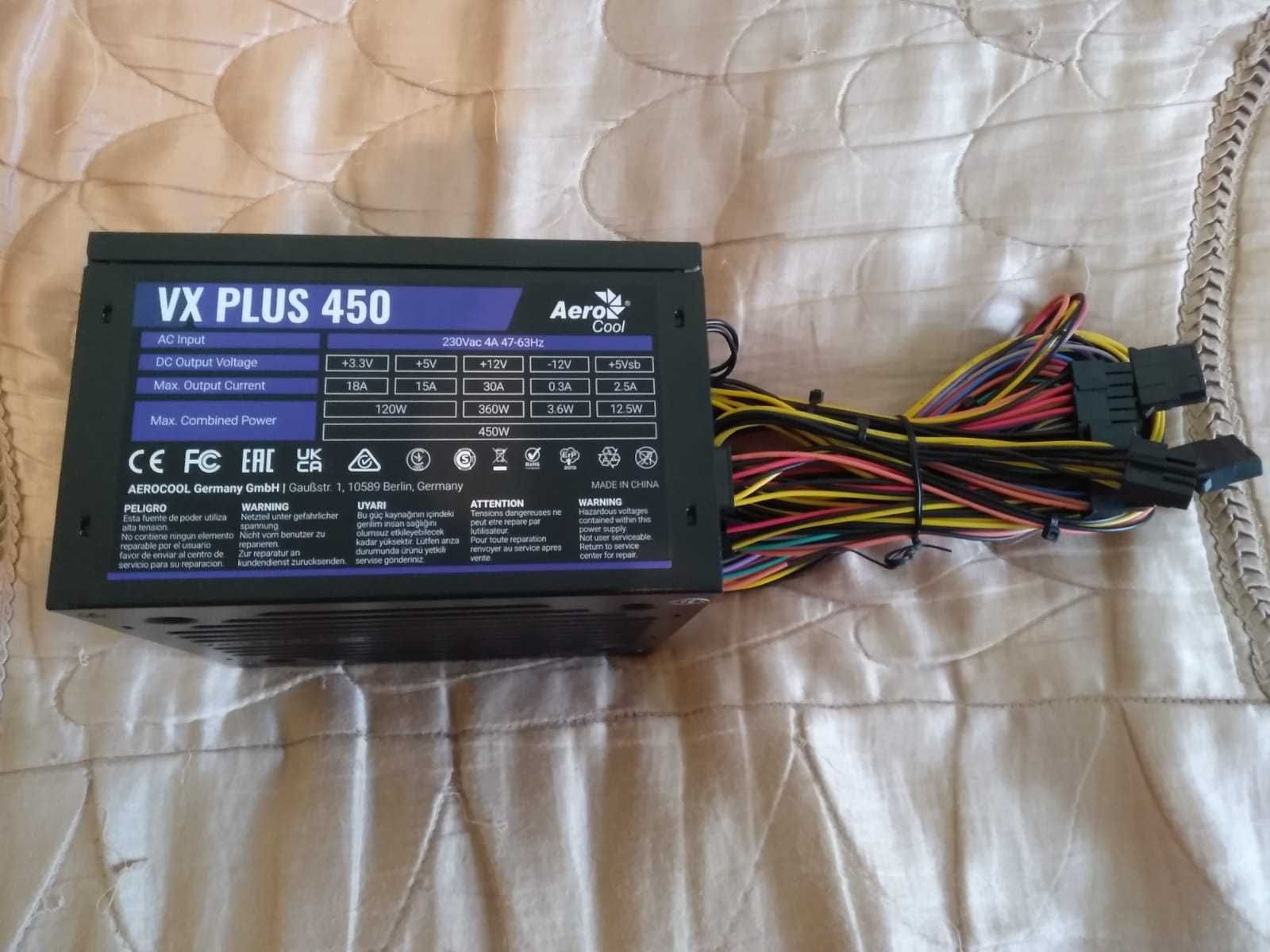 Блок питания AeroCool VX PLUS-450W НОВЫЙ