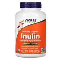 Витамины пребиотик Инулин порошок 227гр. inulin now foods USA