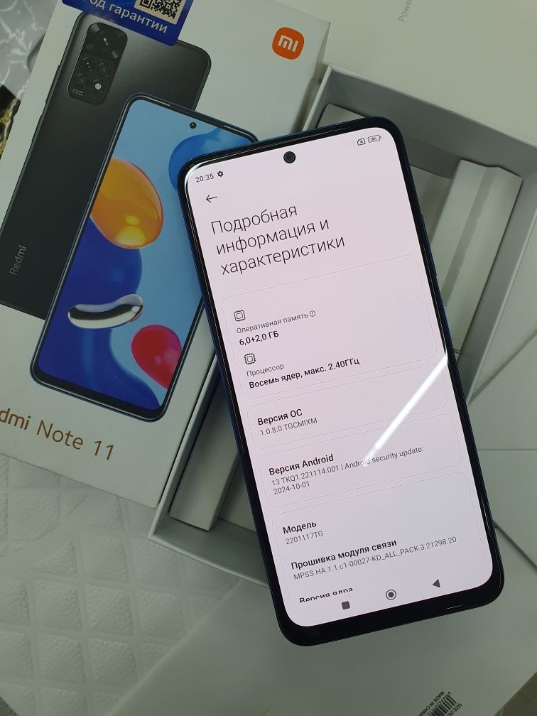 Redmi note 11 6/128Gb продам
