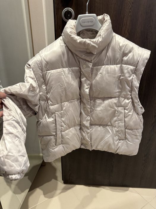 Кожено яке, яке Massimo dutti, елек Napapijri