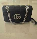 Чанта Black Mini Gucci Marmont