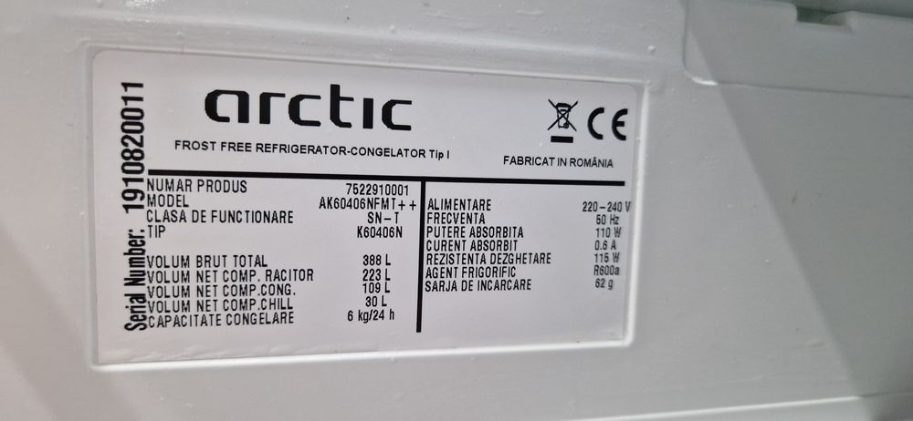 Combina frigorifica Arctic