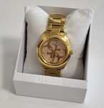Ceas Guess auriu inox, ca nou – elegant și fiabil