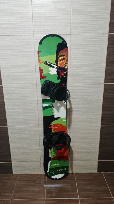 Placa snowboard Cuba libre 154 -155 -legaturi boots Burton