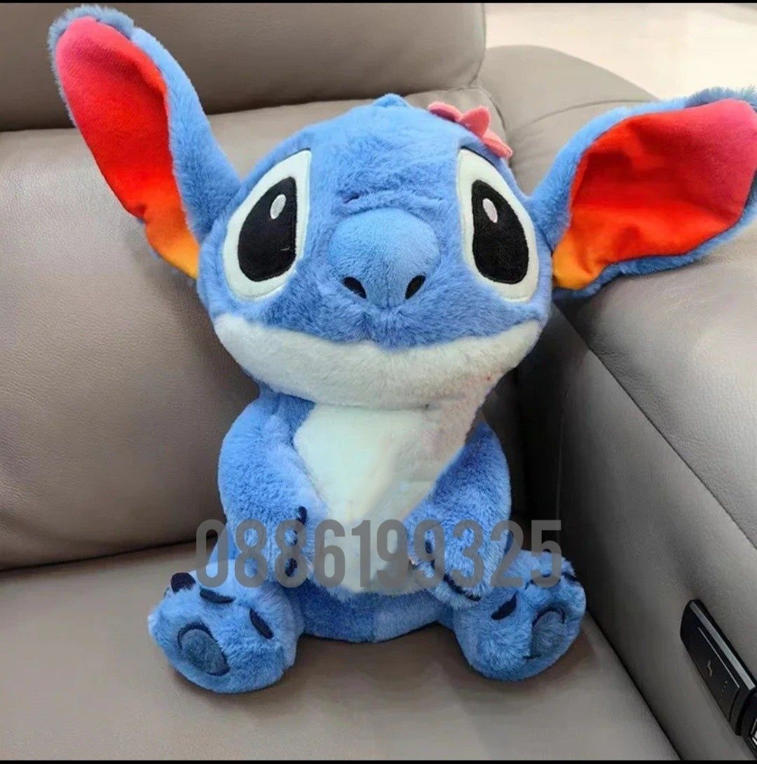 Голям плюшен Стич, 50см Плюшена играчка Лило и Стич Lilo Stitch плюшен