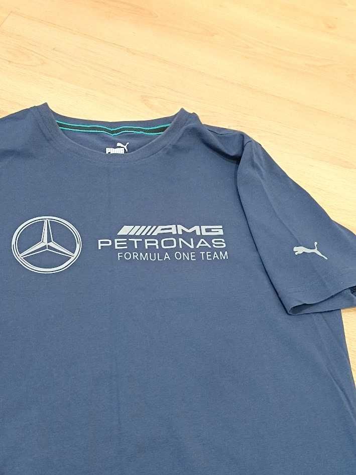Тениска PUMA - AMG, тъмносиня, размер M