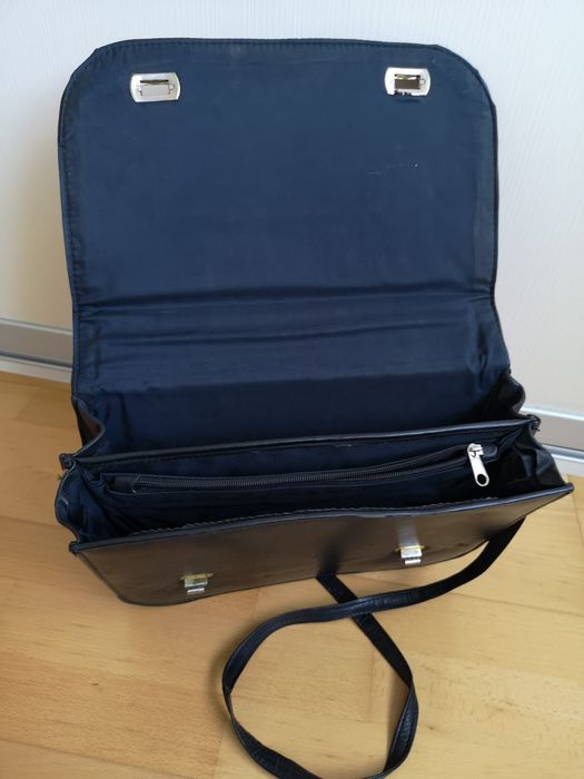 Poseta geanta servieta piele naturala casual