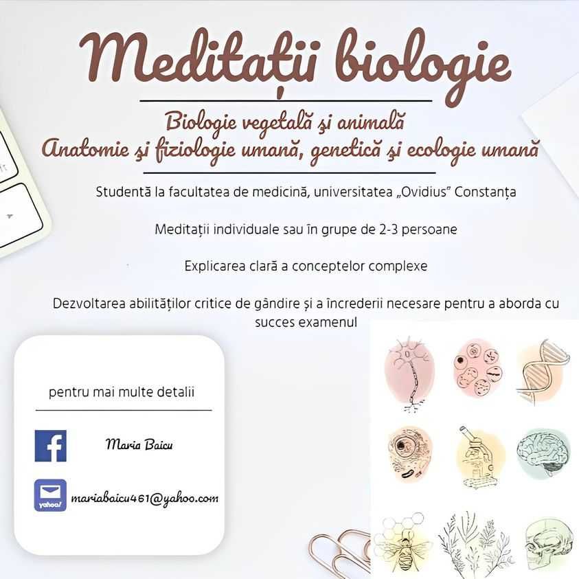 Meditatii Biologie Bacalaureat