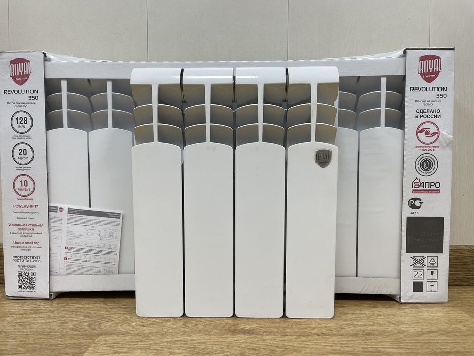 Royal Thermo 350 Revolution алюминиевые радиаторы отопления батареи