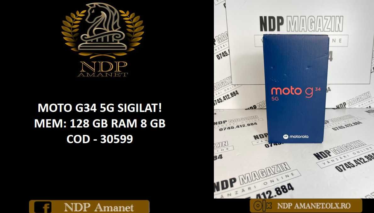 NDP Amanet NON-STOP Bld. Iuliu Maniu 69 MOTO G34 5G SIGILAT (30599)