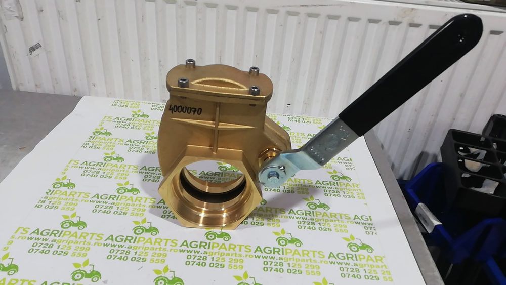 Vana robinet golire vidanja 4 toli, pentru filete, cu maner