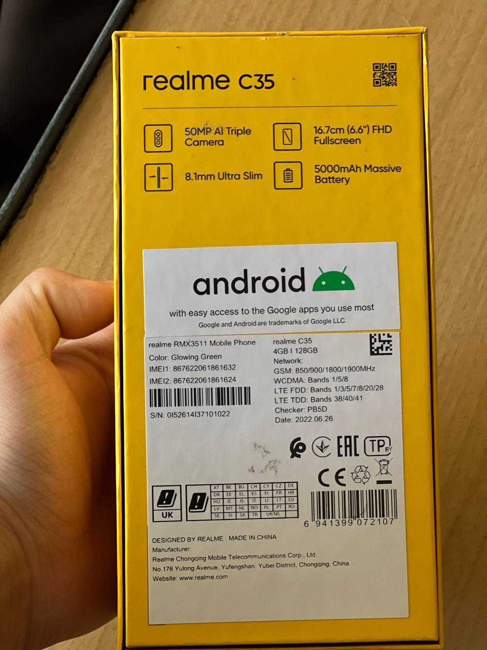 Realme C35 yangi