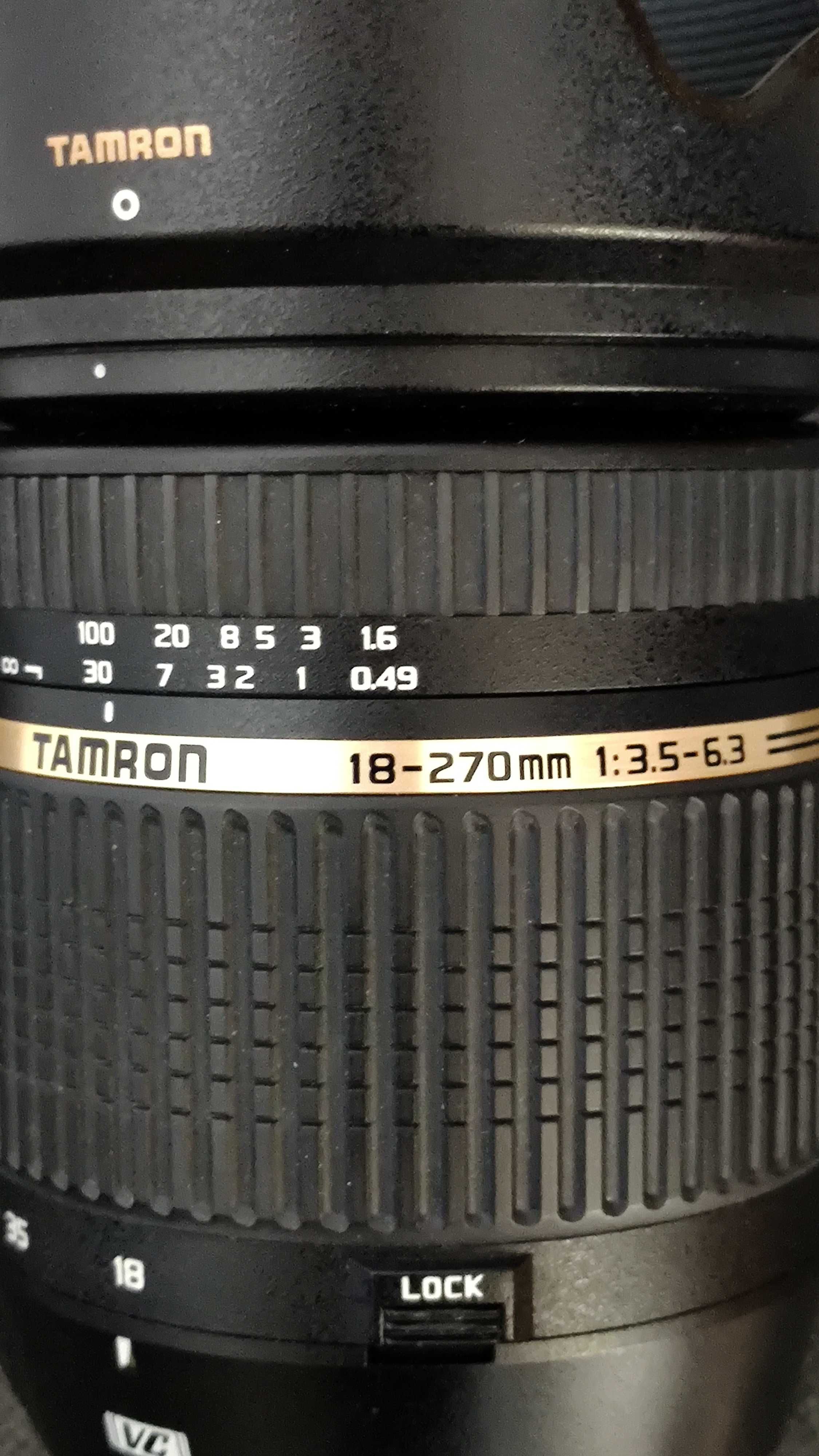 Obiectiv Tamron 18-270mm F/3.5-6.3 pt Canon AF + filtru Akira HMC 72mm