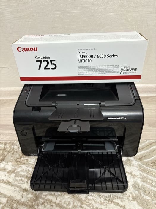 Лазерный принтер НР P1102w с вай-фай плюс в подарок картридж оригинал