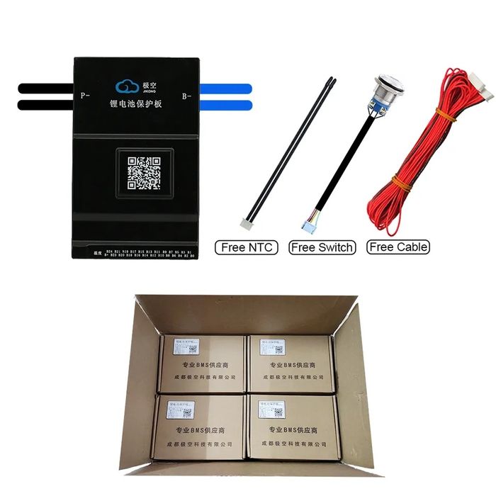 BMS JK 150A 1A 2A egalizare activa baterie 8s 16s 24s si DISPLAY ACTIV