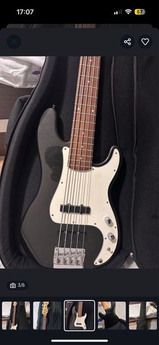 Бас Гитара, почти новая