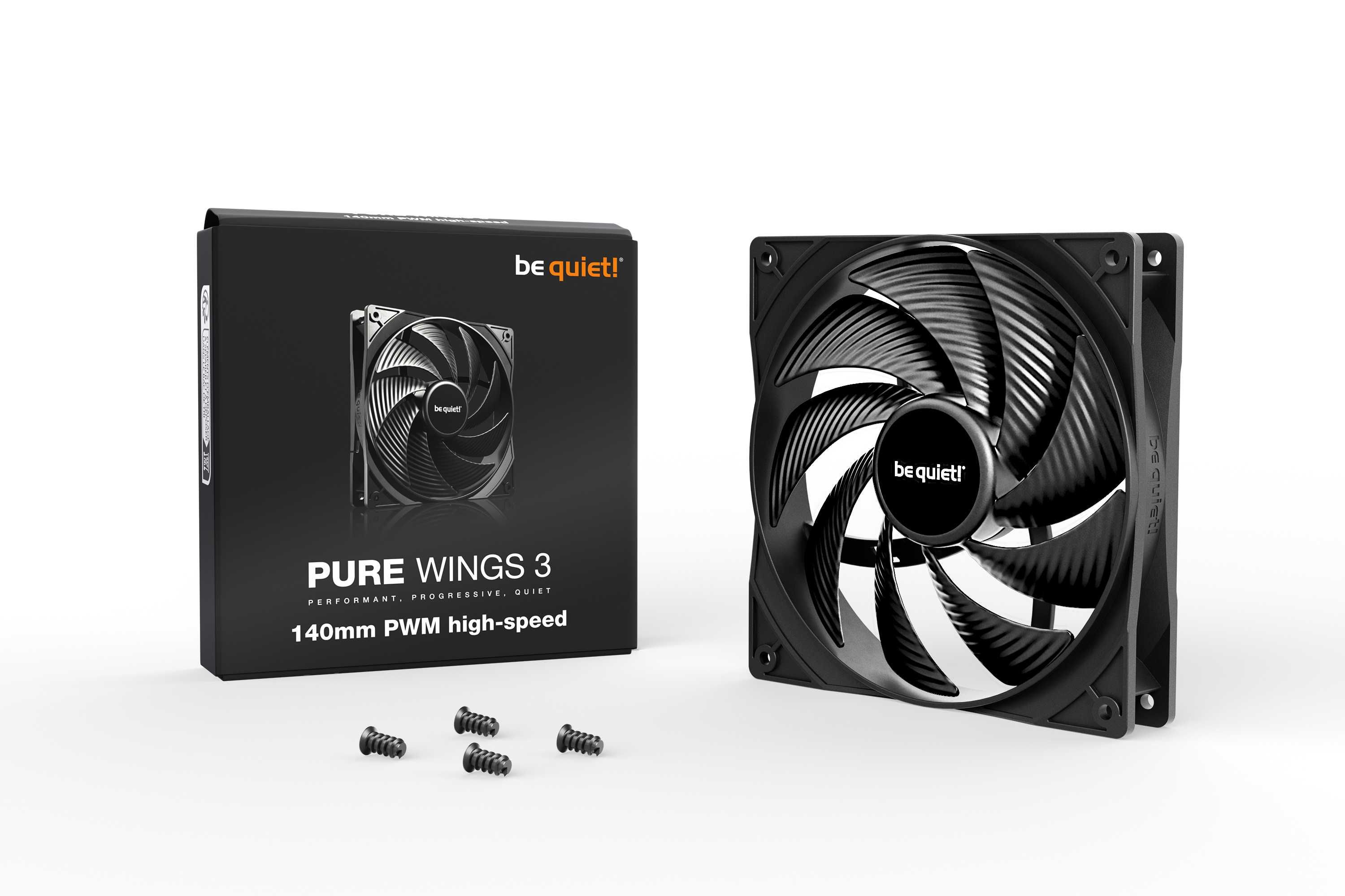 Ventilator PC be quiet! PURE WINGS 3 140mm PWM high-speed (BL109)