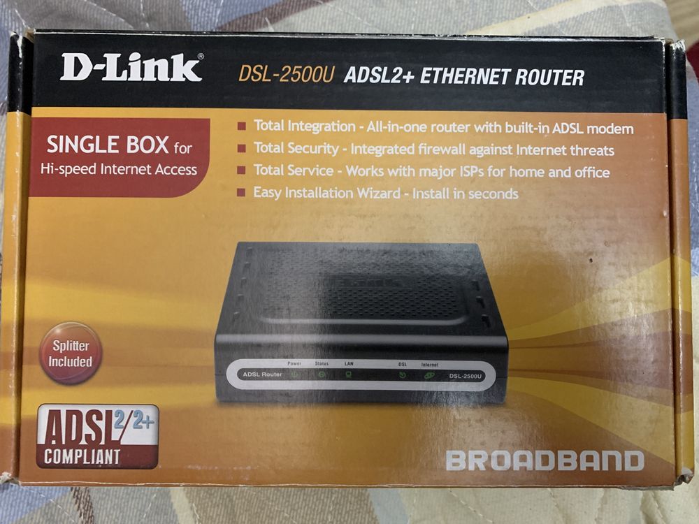 Продаётся ADSL Модем D Link DSL-2500U