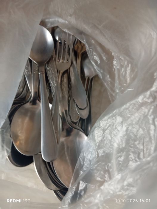 Ложки вилки и чайные ложки нержавейка