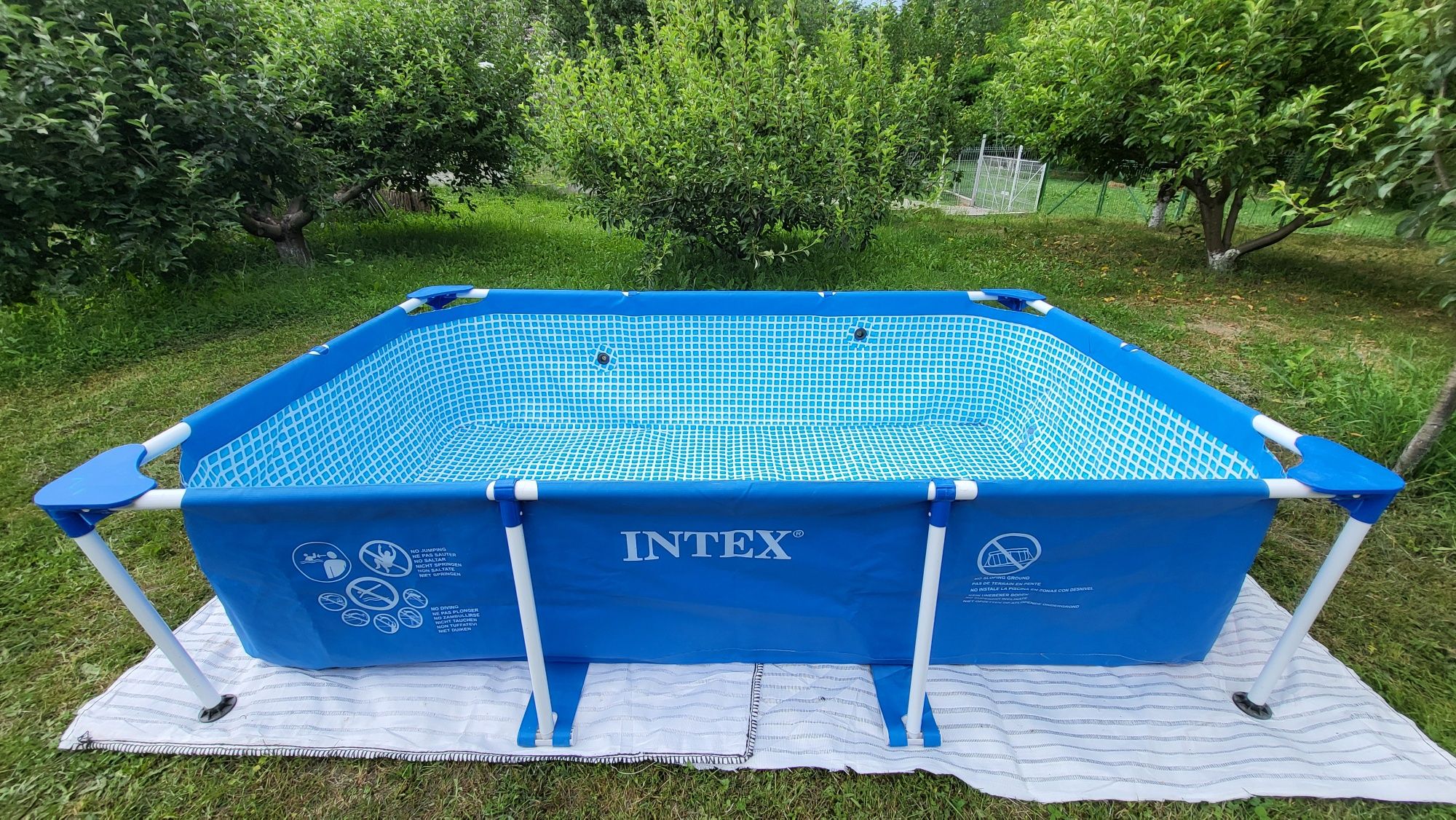 Piscina cu cadru metalic INTEX, 260 x 160 x 65 cm + Pompa filtrare
