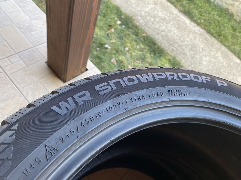 2бр. Зимни гуми 245/45/19 Nokian WR SnowProof P 102V XL DOT4321