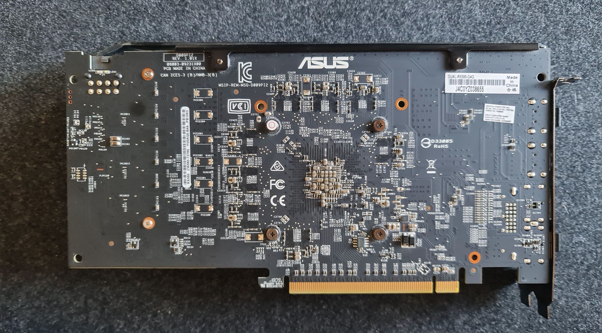 ASUS Radeon RX 580 Dual OC, 4GB GDDR5, 256-bit