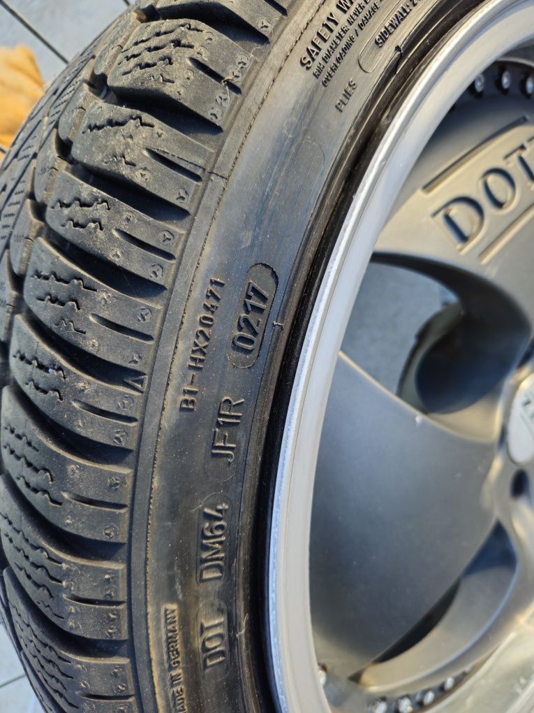 Джанти Dotz 17 цола , 5х100 , 8j ,et32 , 215/40/17 Vw Audi Toyota