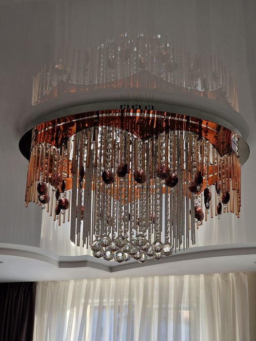 Люстра зеркальная